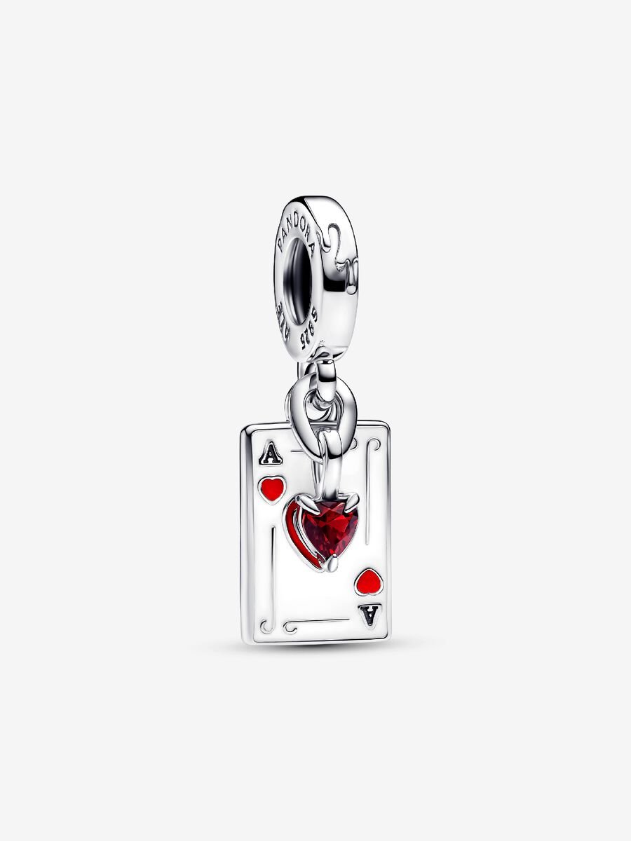 Charm-pendentif double Reine de cœur des Méchants de Disney
