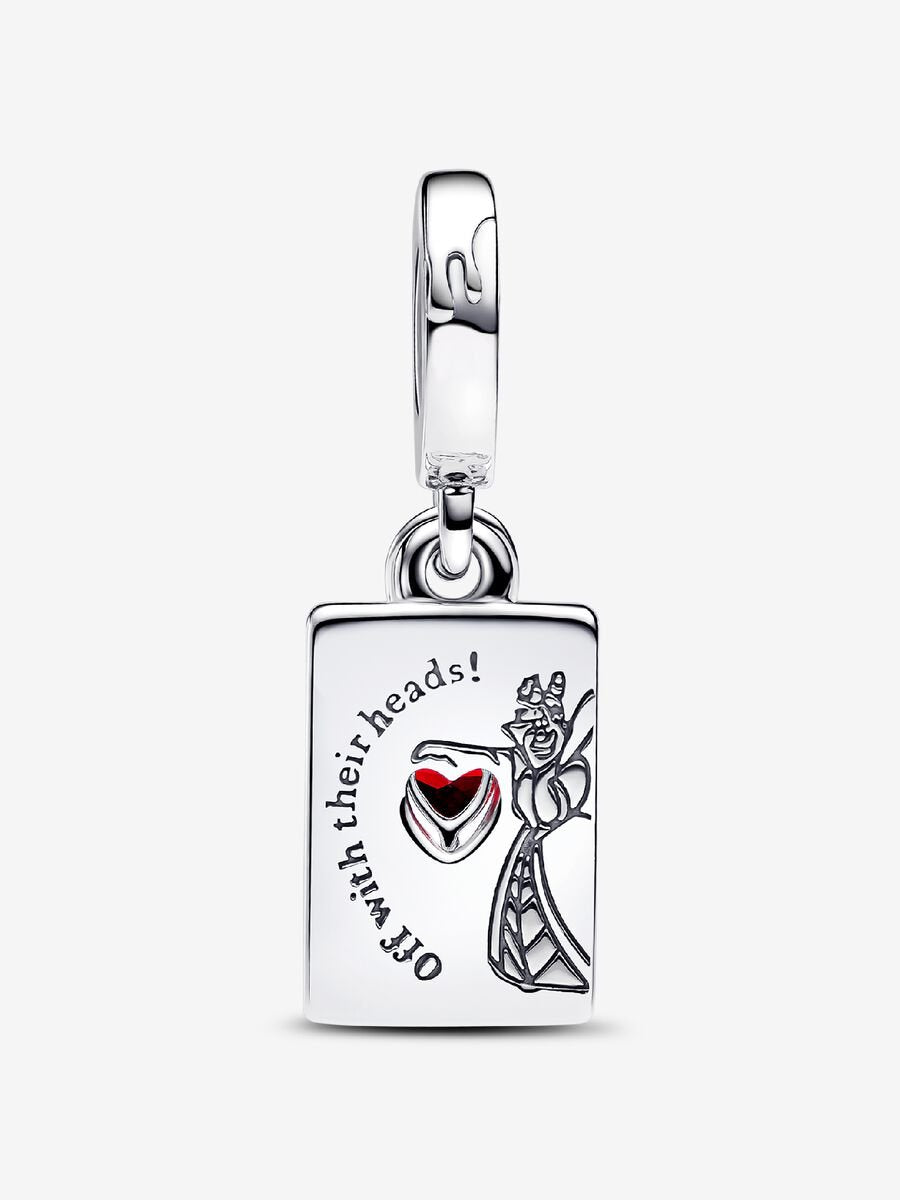 Charm-pendentif double Reine de cœur des Méchants de Disney