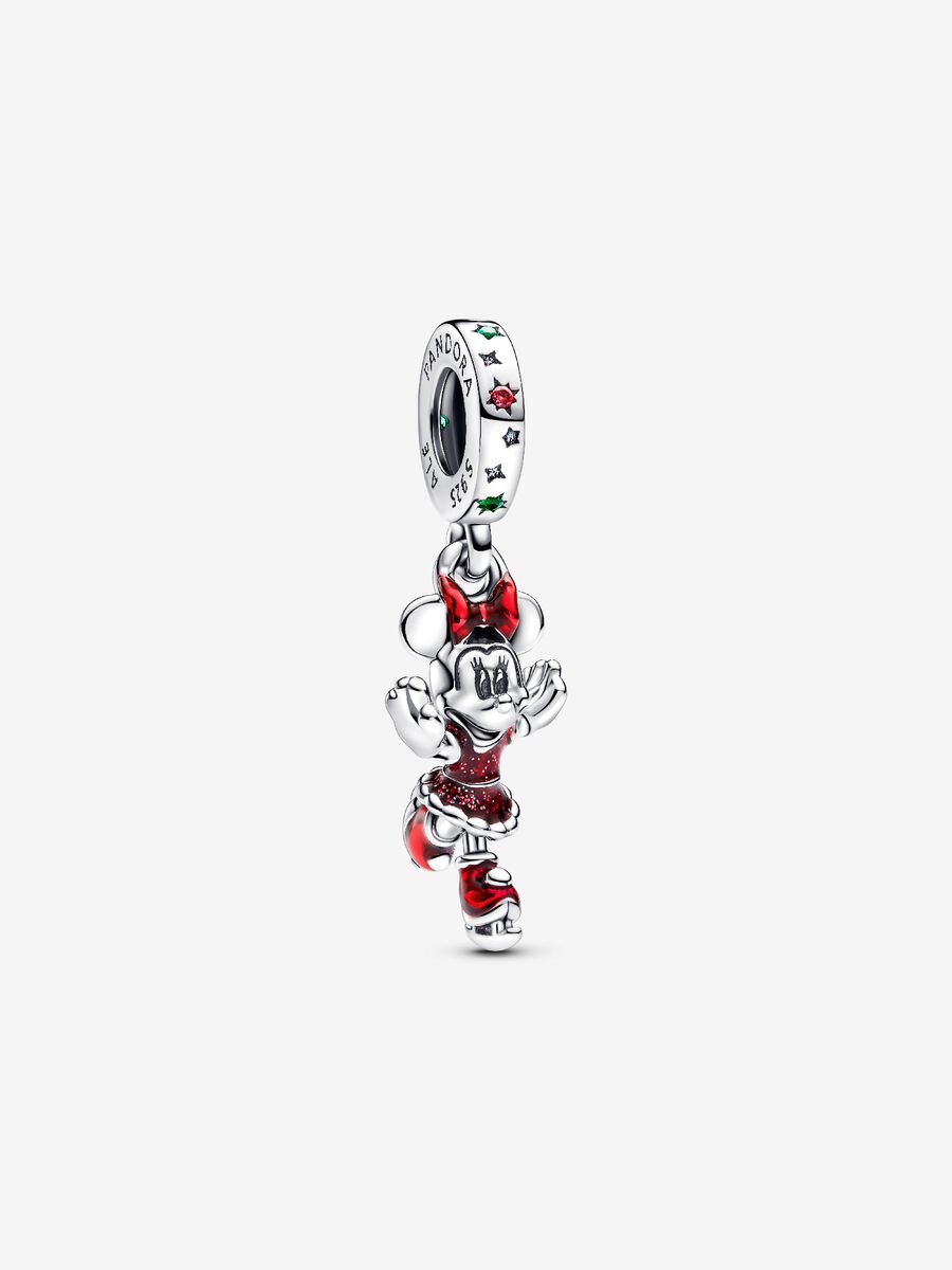 Charm-pendentif Minnie Mouse patineuse