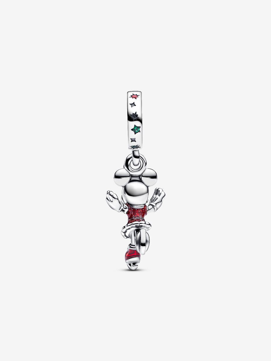 Charm-pendentif Minnie Mouse patineuse