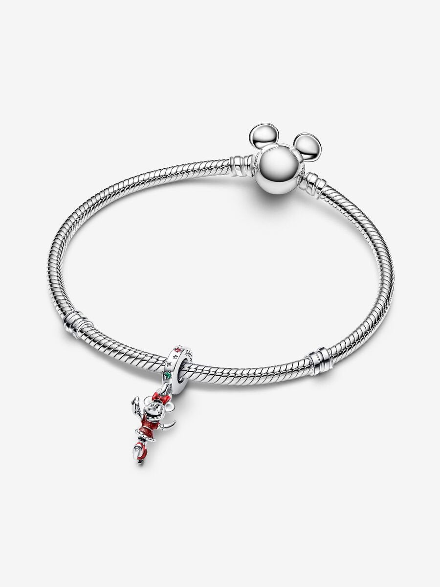 Charm-pendentif Minnie Mouse patineuse