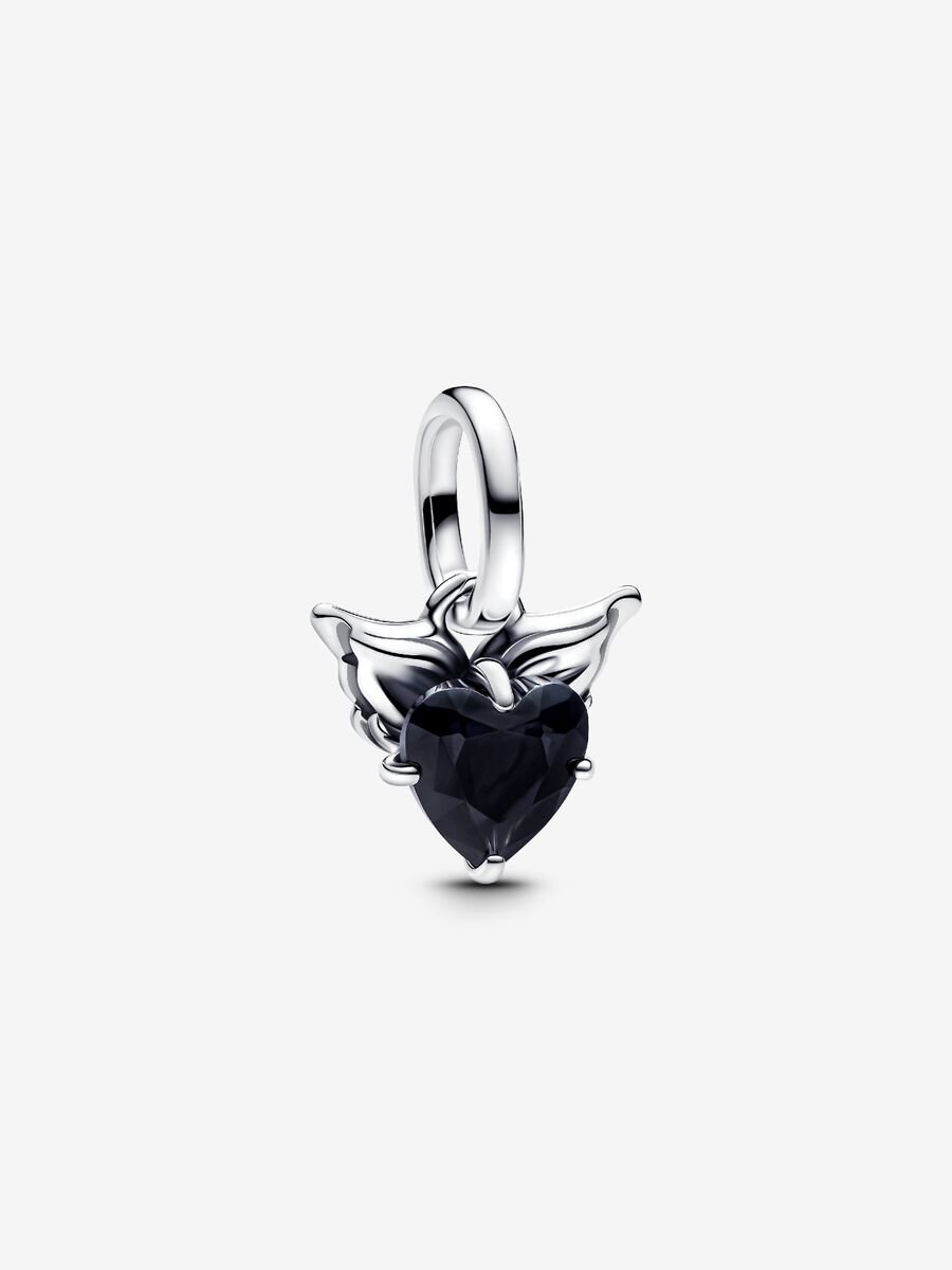 Mini charm-pendentif Cœur ailé