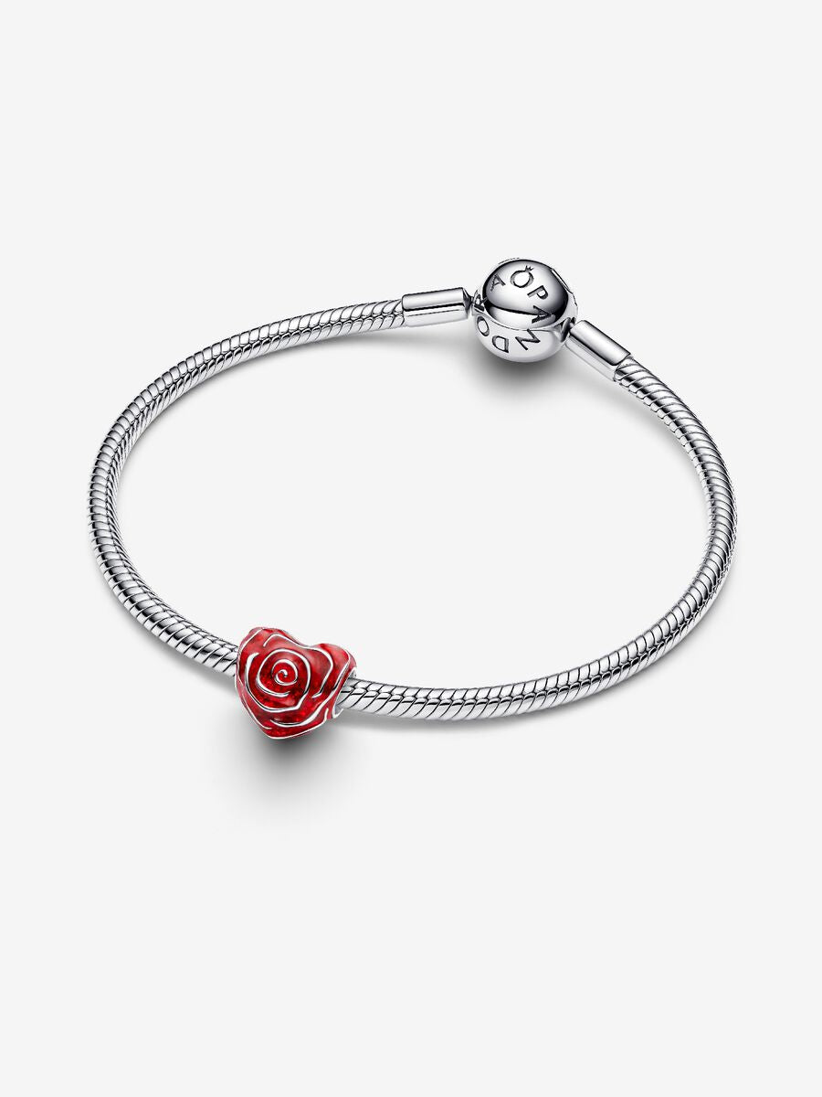 Charm Rose en forme de cœur