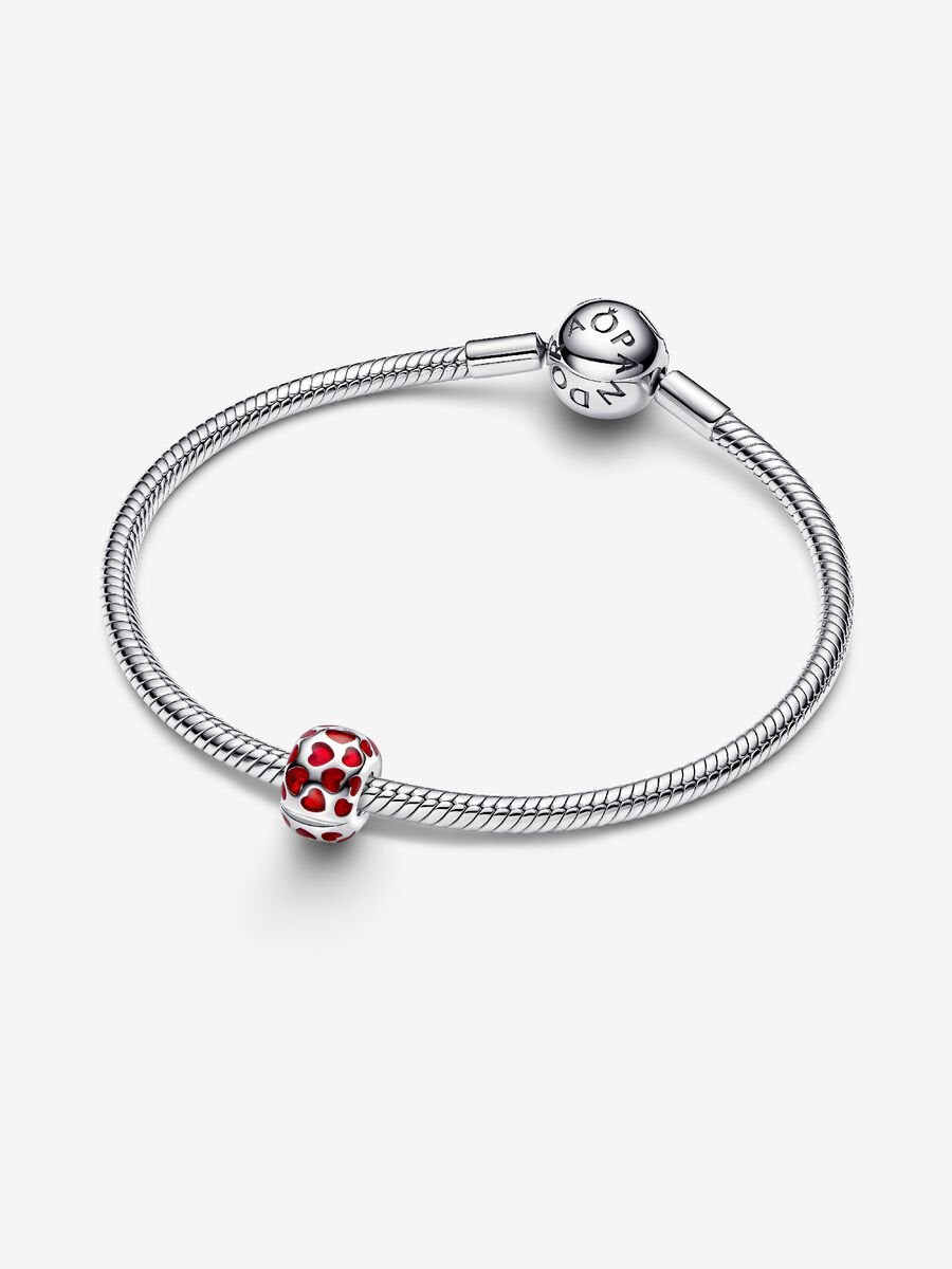 Charm-clip rond Cœurs
