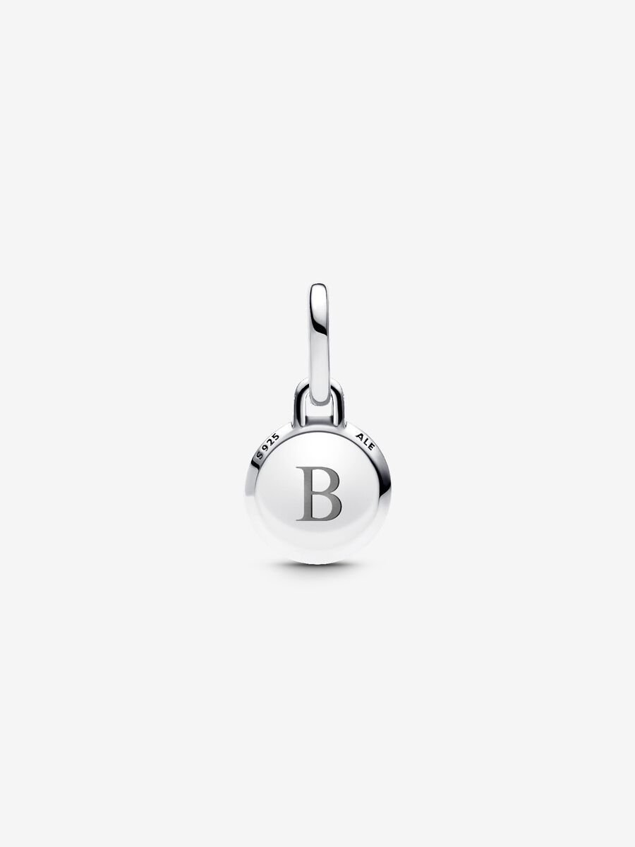Mini charm-pendentif en verre de Murano Mauvais œil à graver