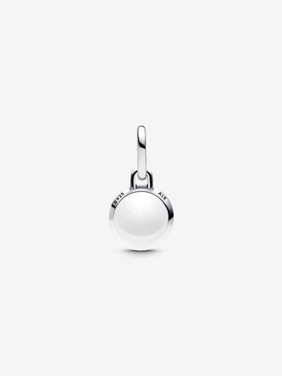 Mini charm-pendentif en verre de Murano Mauvais œil à graver