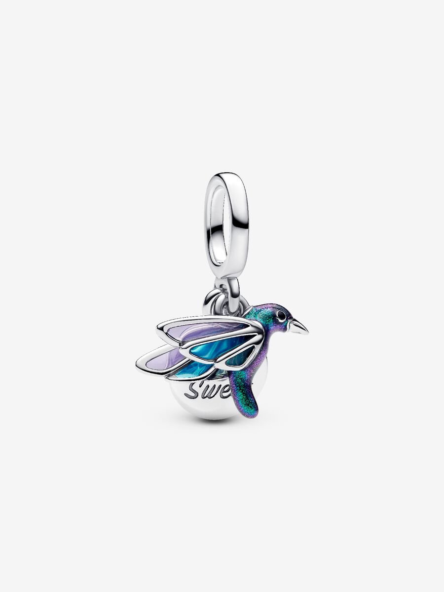 Charm-pendentif double Colibri