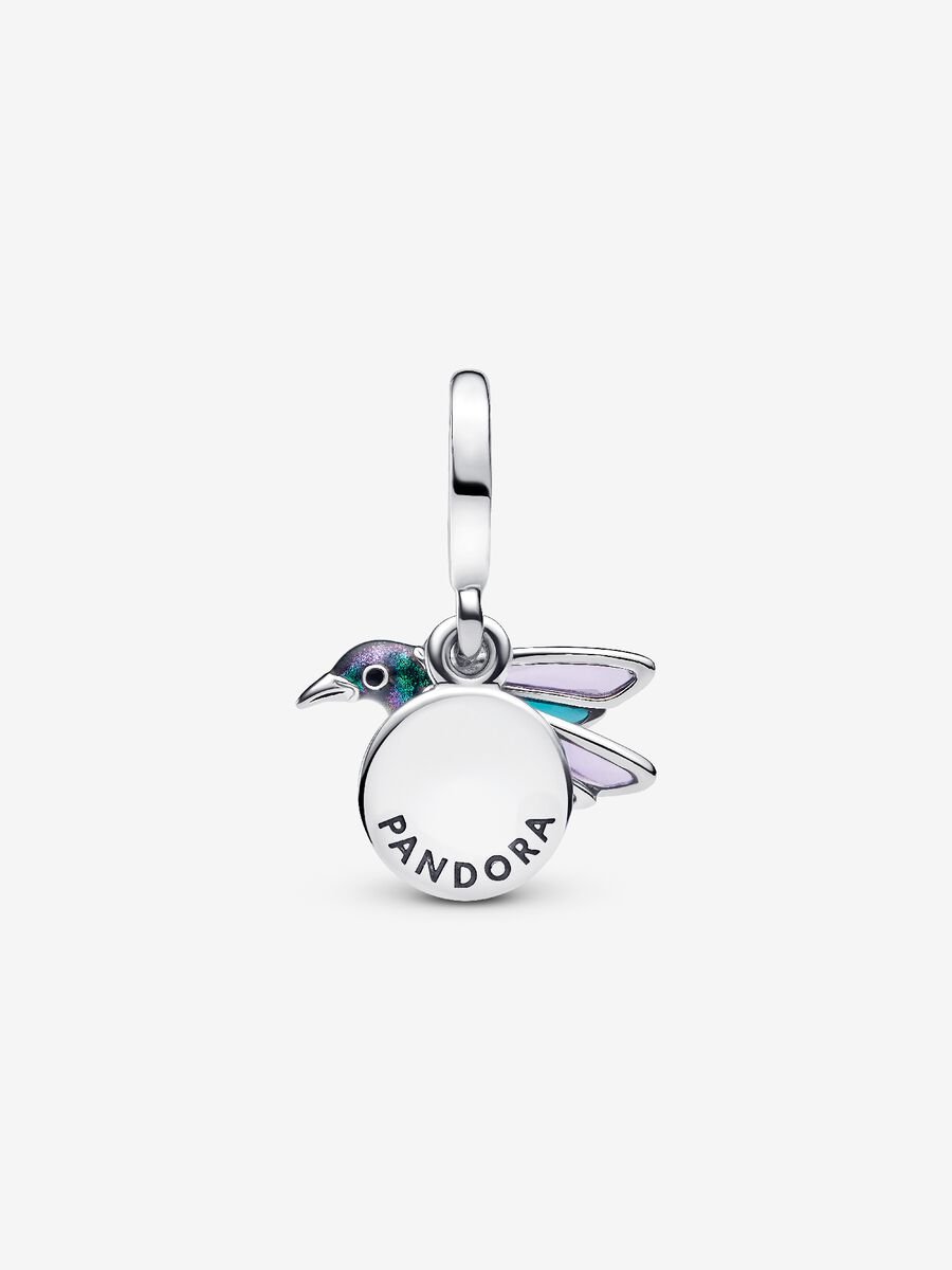 Charm-pendentif double Colibri