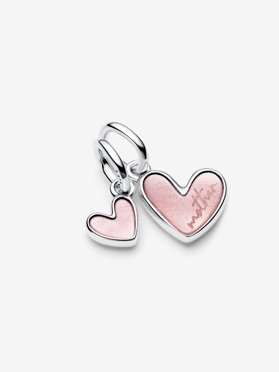 Charm-pendentif séparable Mère et fille