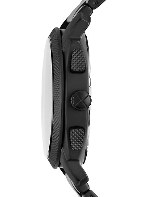FOSSIL Montre chronographe en acier inoxydable noir Machine