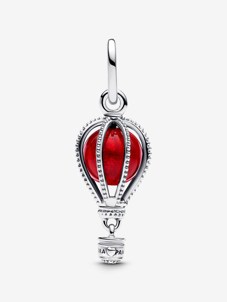 Charm-pendentif Montgolfière en verre de Murano