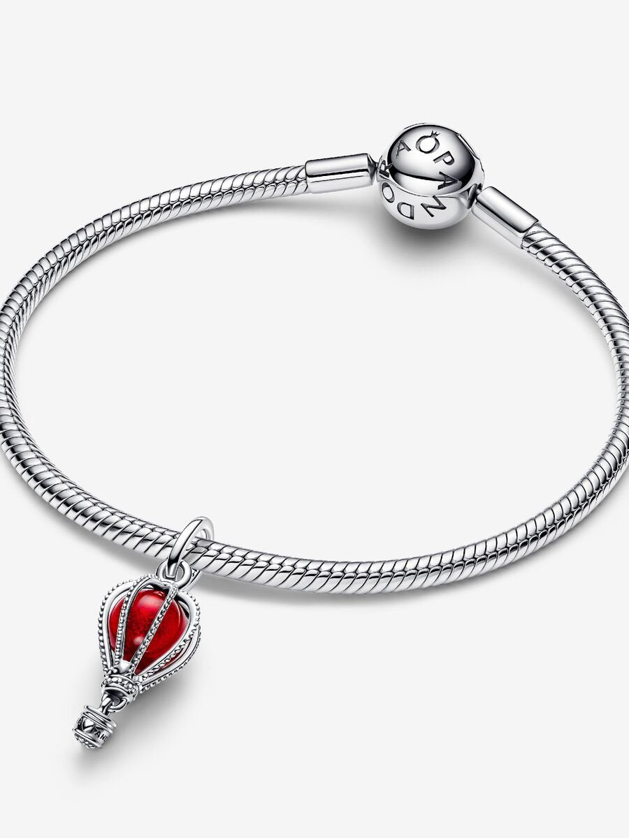 Charm-pendentif Montgolfière en verre de Murano