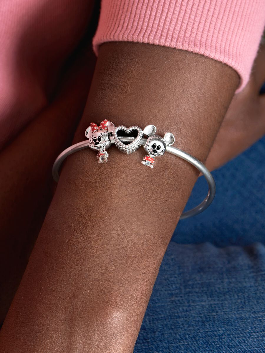 Charm Disney Nœud à pois de Minnie Mouse