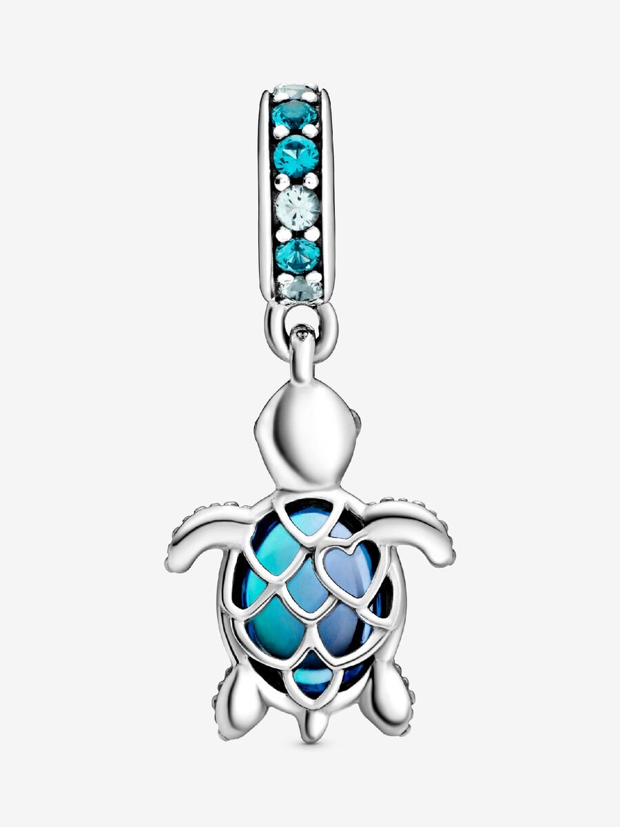 Breloque Tortue de mer en verre de Murano