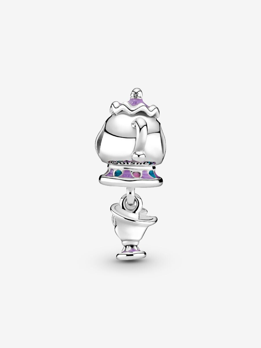 Charm-pendentif Mme Samovar et Zip de la Belle et la Bête Mme Samovar et Zip de Disney