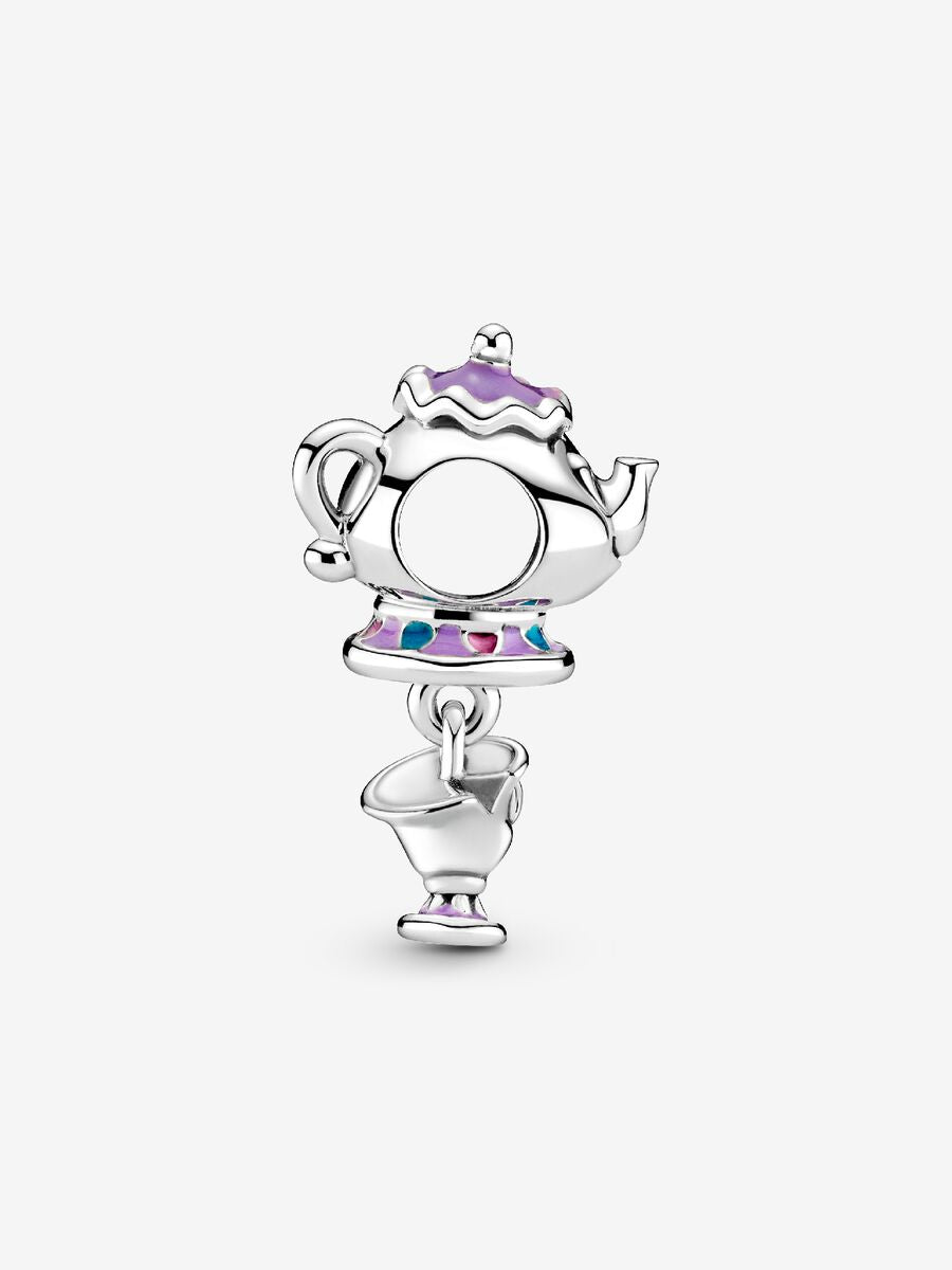 Charm-pendentif Mme Samovar et Zip de la Belle et la Bête Mme Samovar et Zip de Disney