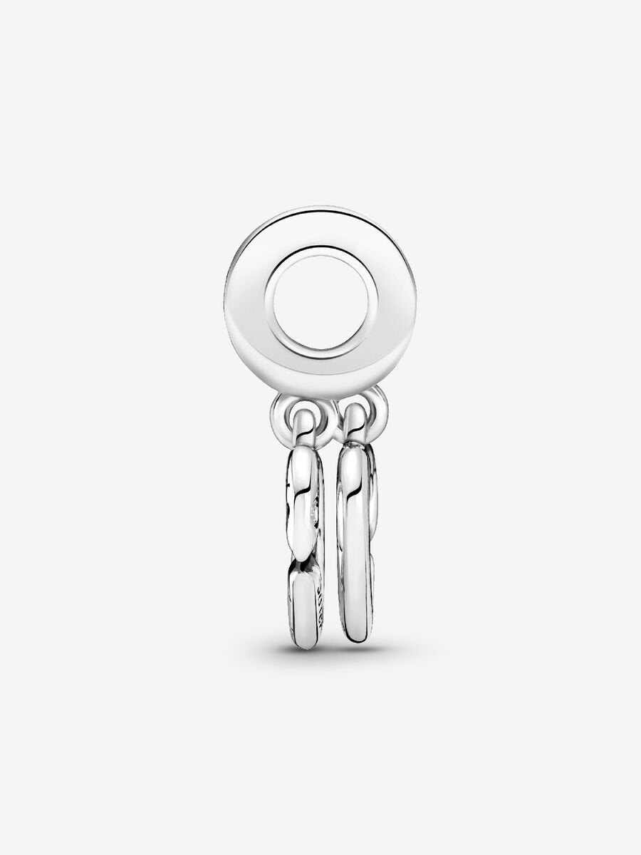 Charm-pendentif Cœurs séparables, sœurs liées