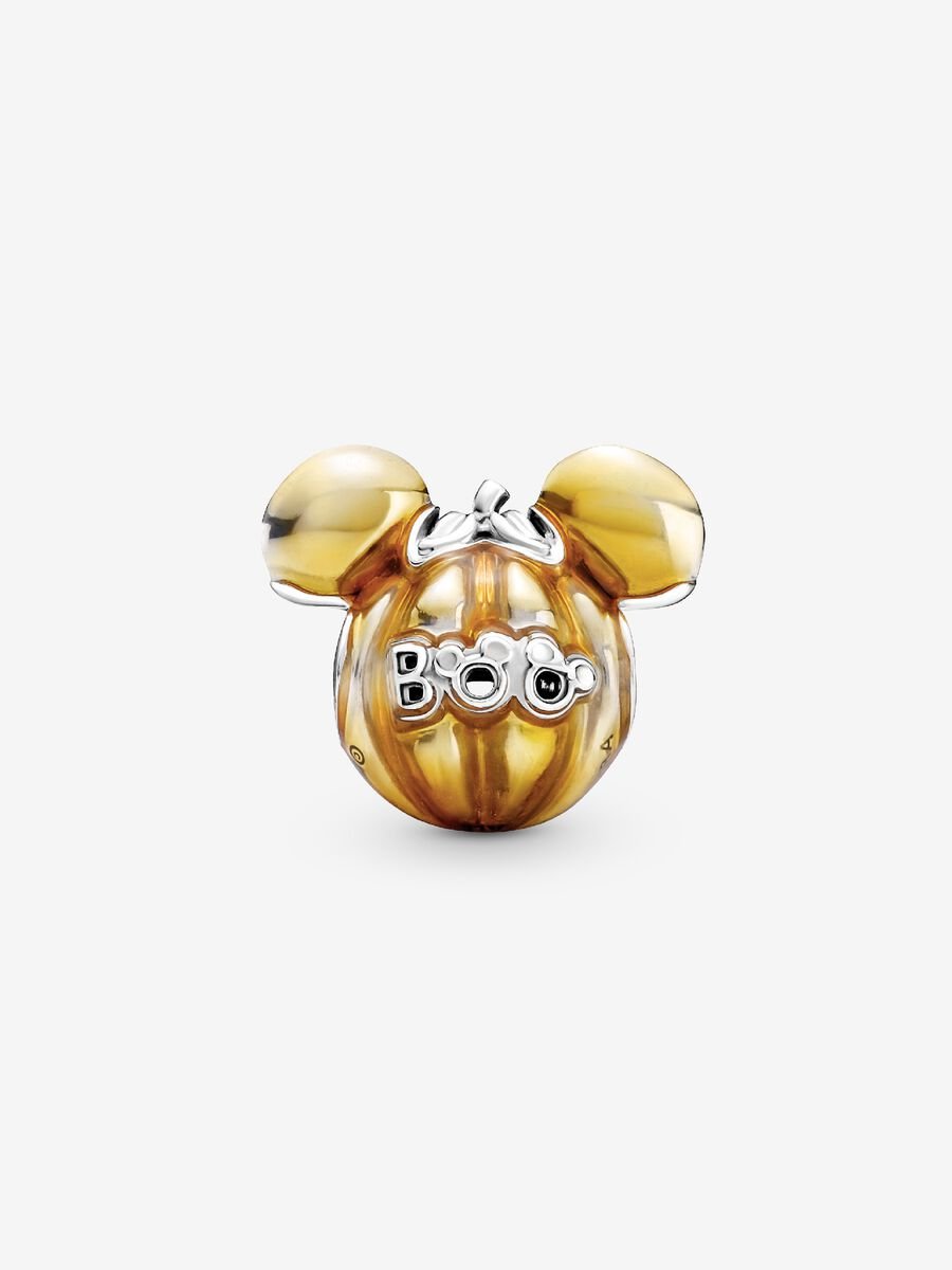 Charm Mickey Mouse en citrouille de Disney
