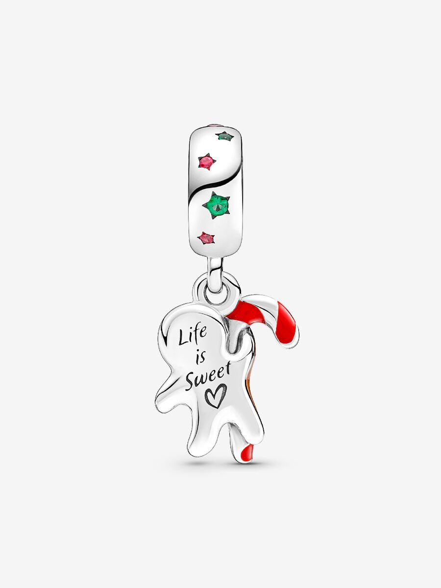 Charm-pendentif Bonhomme de pain d’épices