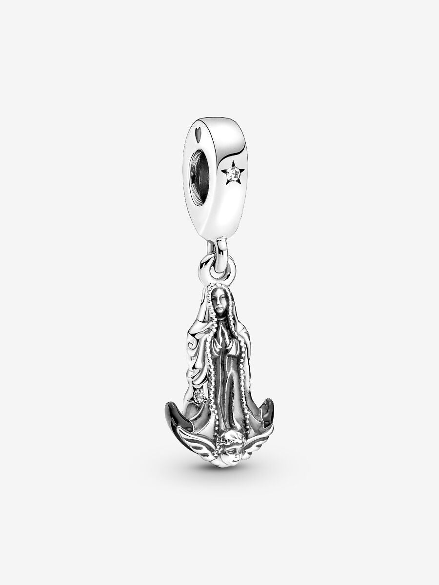Charm-pendentif avec motif Vierge de Guadalupe