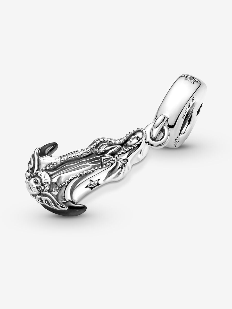 Charm-pendentif avec motif Vierge de Guadalupe