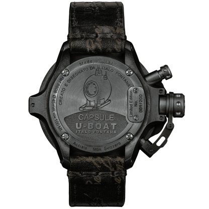 CAPSULE 45MM PVD BK BL  8808