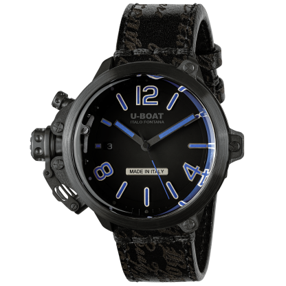 CAPSULE 45MM PVD BK BL  8808