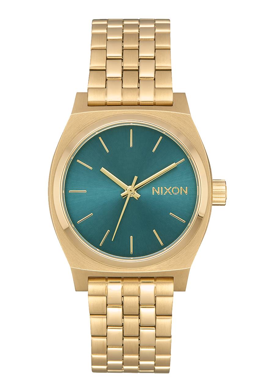 Medium Time Teller - Doré clair / turquoise