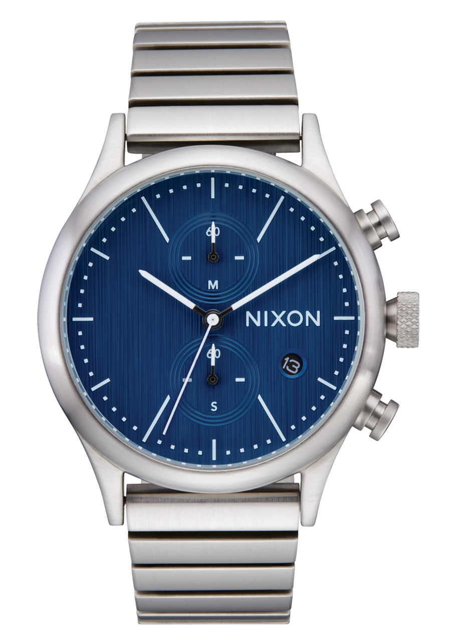 Station Chrono - Silver / Indigo