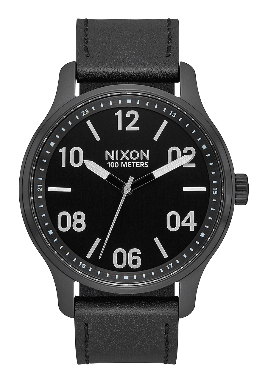 Patrol Leather - Noir / argent / noir