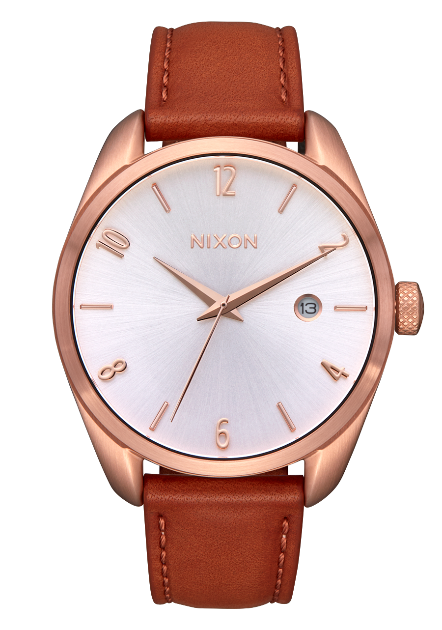 Thalia Leather - Or rose / blanc