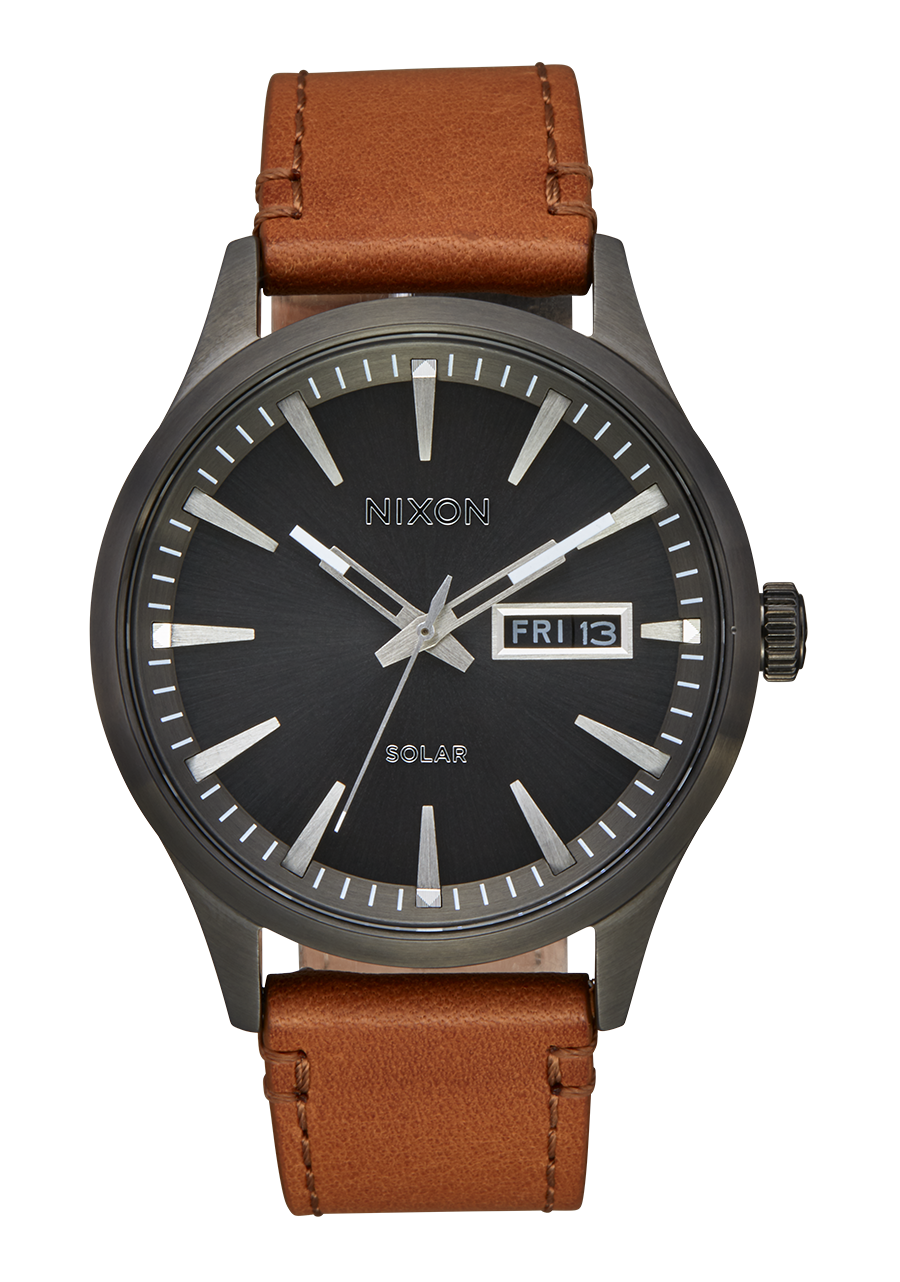 Sentry Solar Leather - Gris métallisé