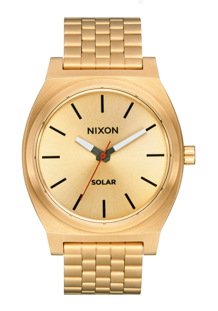 Time Teller Solar - Doré uni / noir