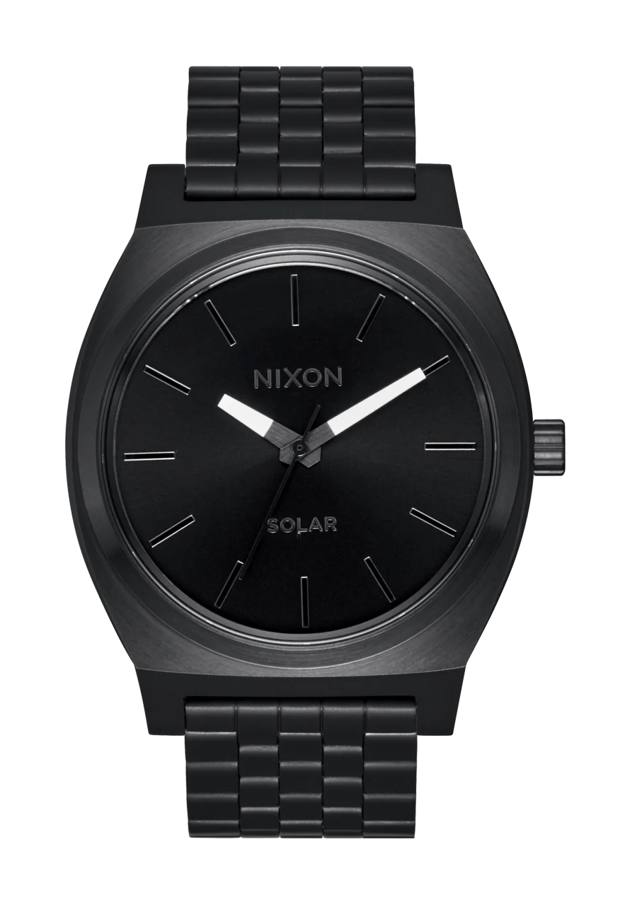 Time Teller Solar - Noir uni / blanc