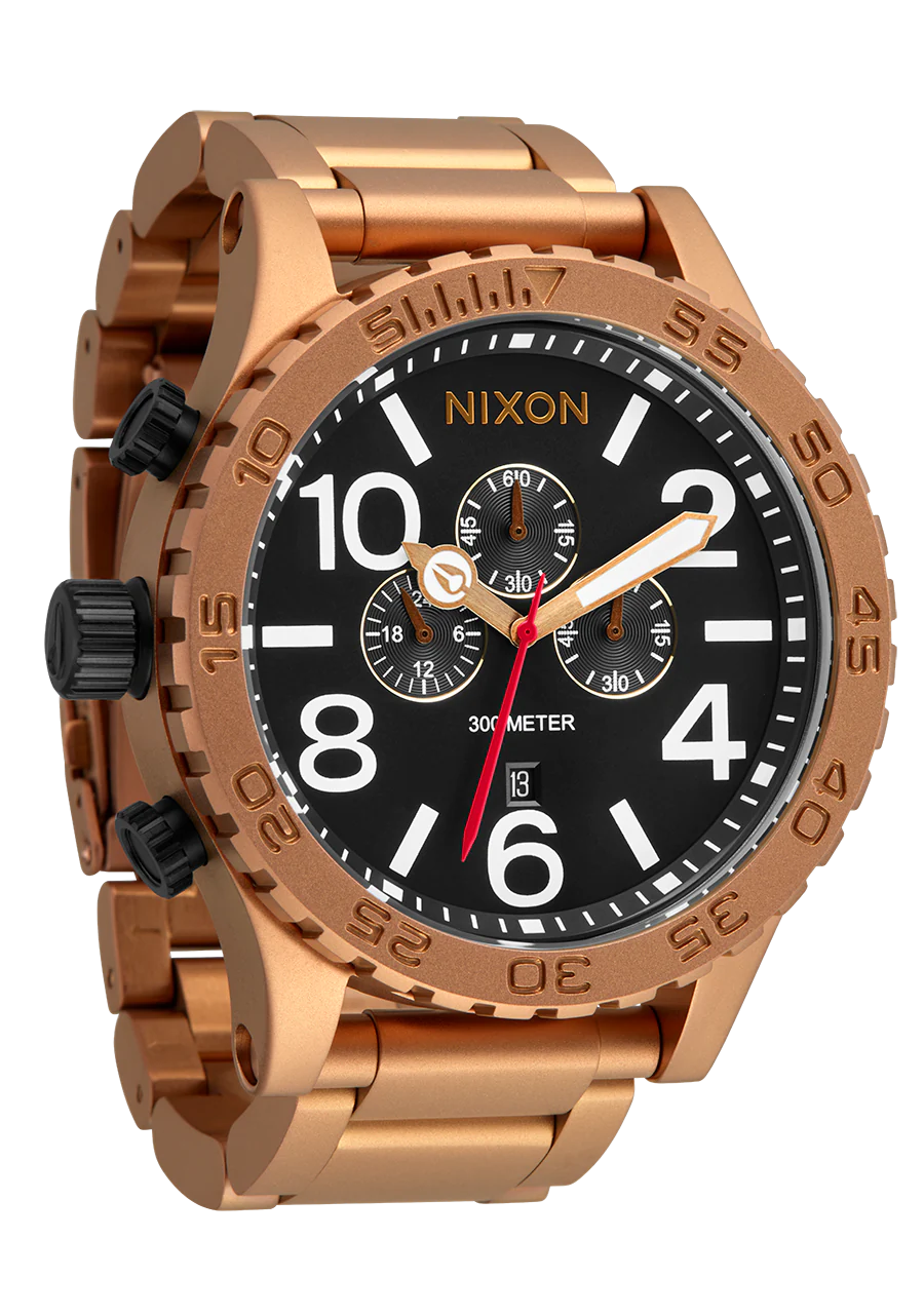 Nixon montre 51-30 Chrono Bronze / Noir