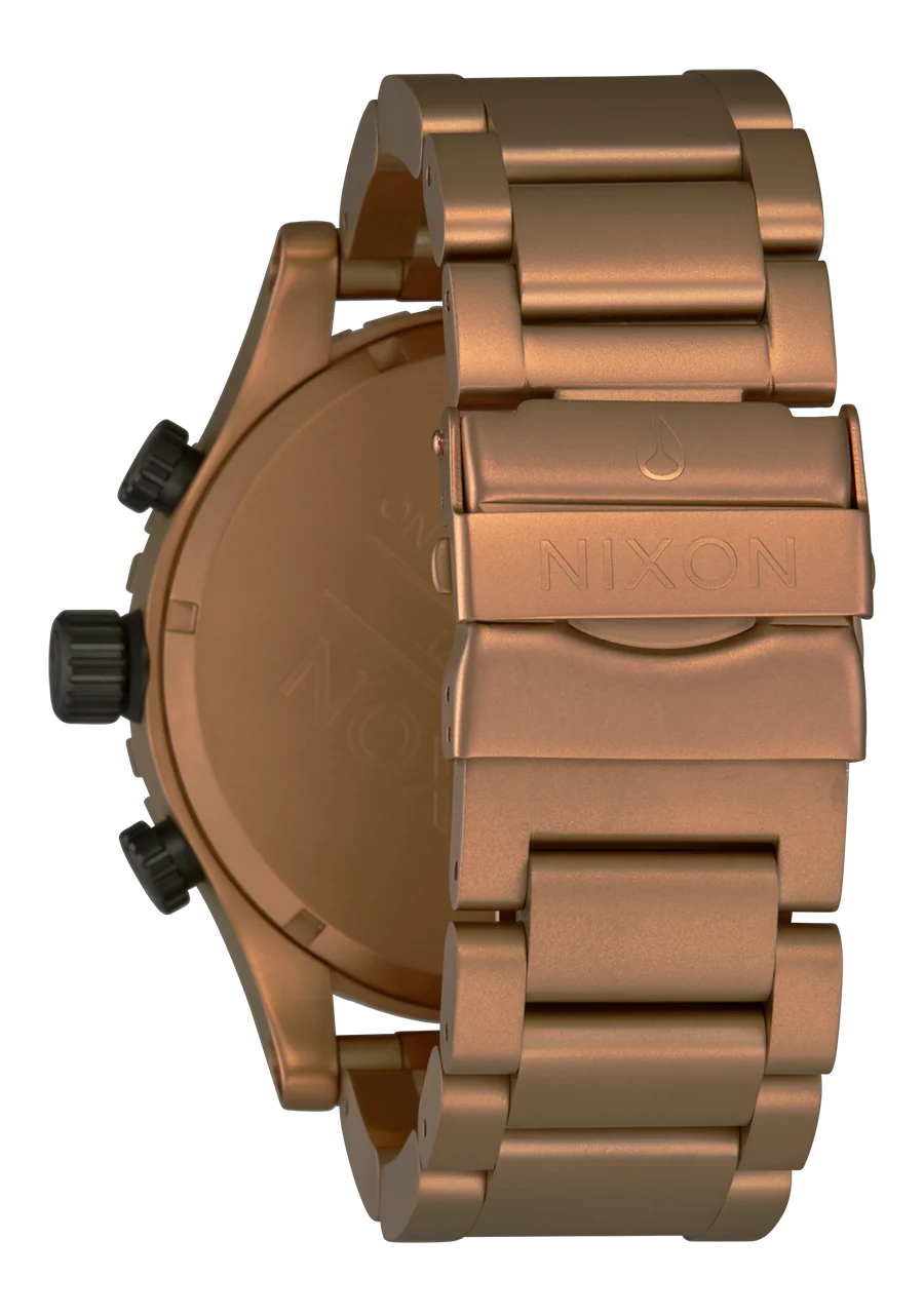 Nixon montre 51-30 Chrono Bronze / Noir
