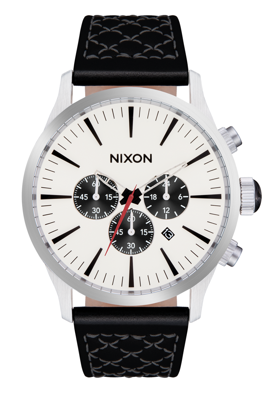 Sentry Chrono Leather - Chrome / Cloud Sunray / Black