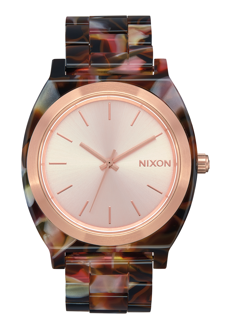Time Teller Acetate - Or rose / rose carapace de tortue