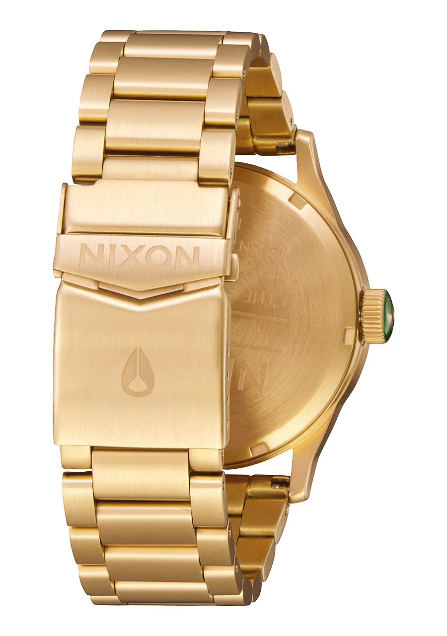 Nixon montre Sentry SS Doré / soleil vert