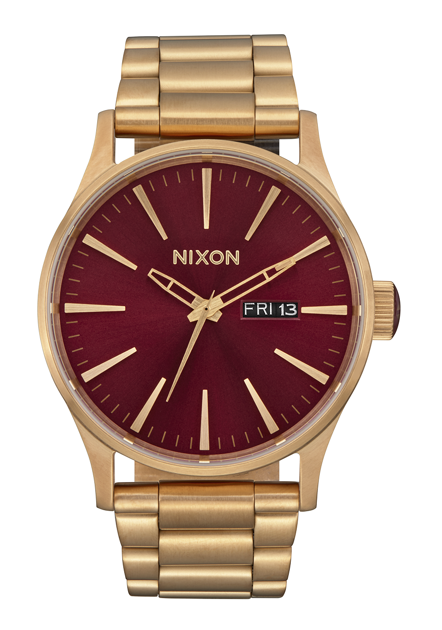 Sentry Stainless Steel - Oxblood Sunray / Gold
