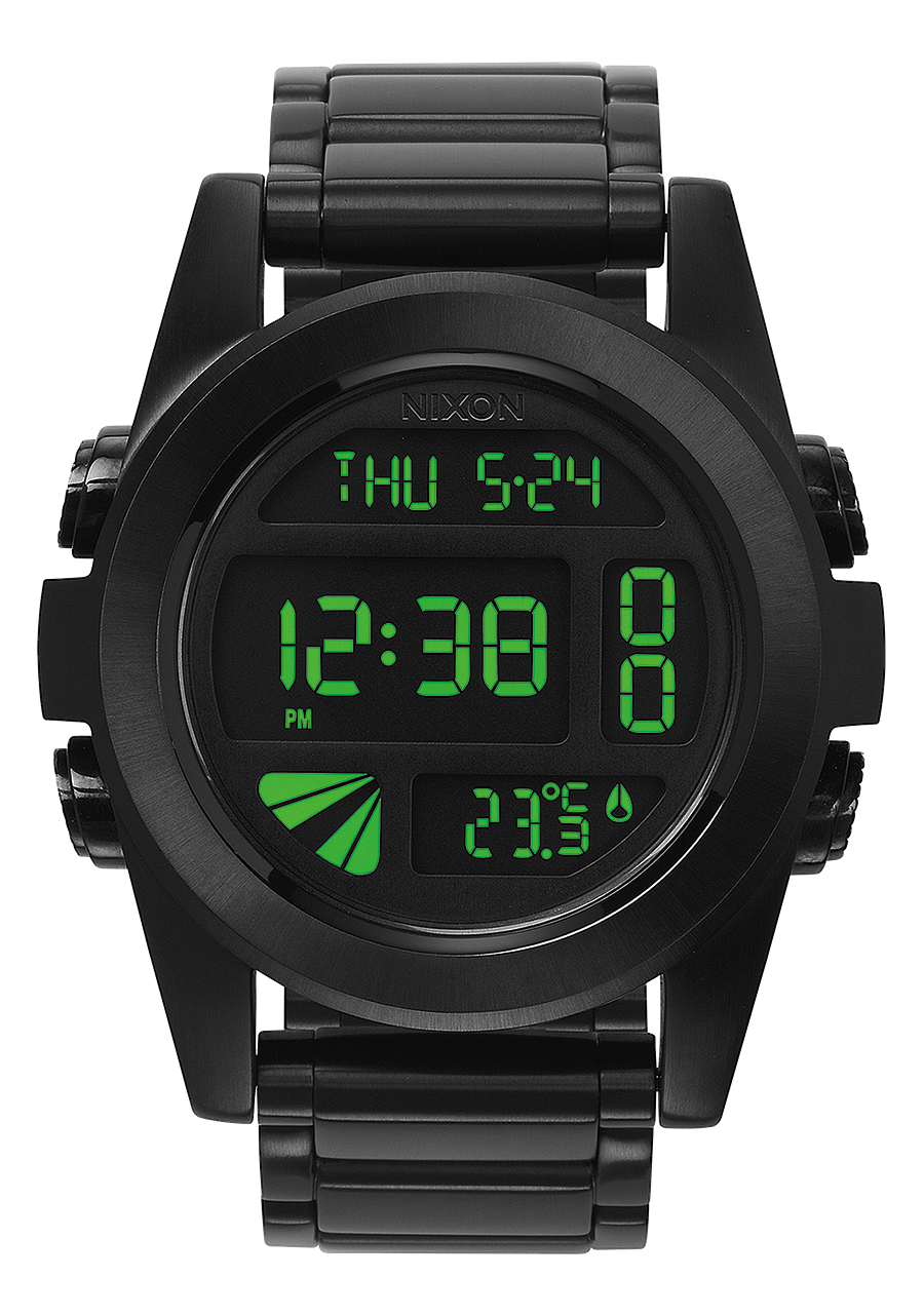 Unit Stainless Steel - All Black / Green