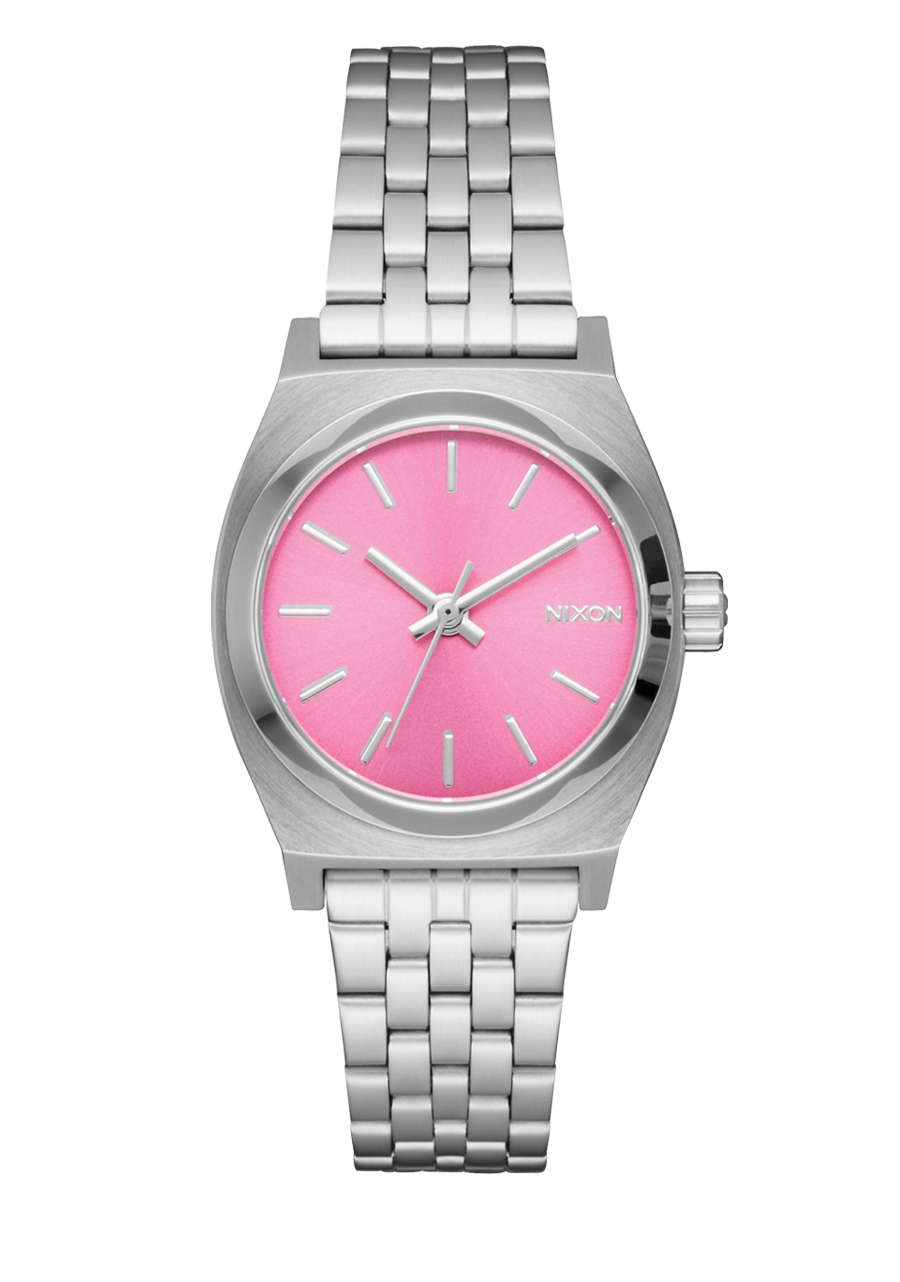 Small Time Teller - Silver / Pink