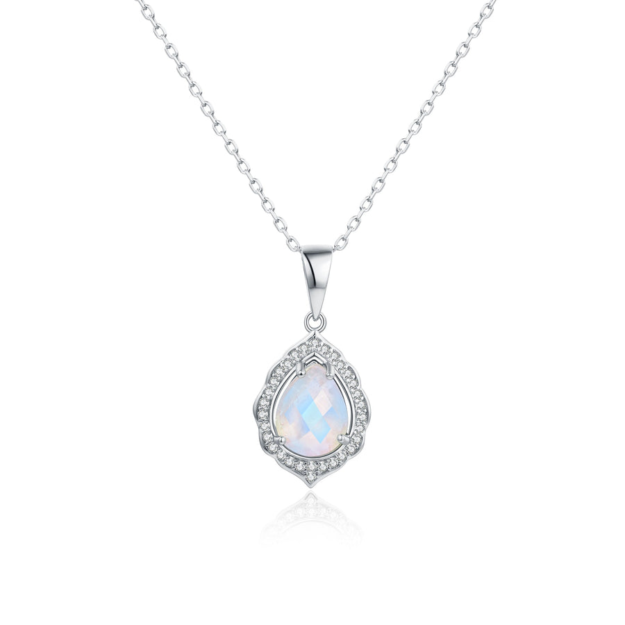 Collier Pierre de lune argent Adèle
