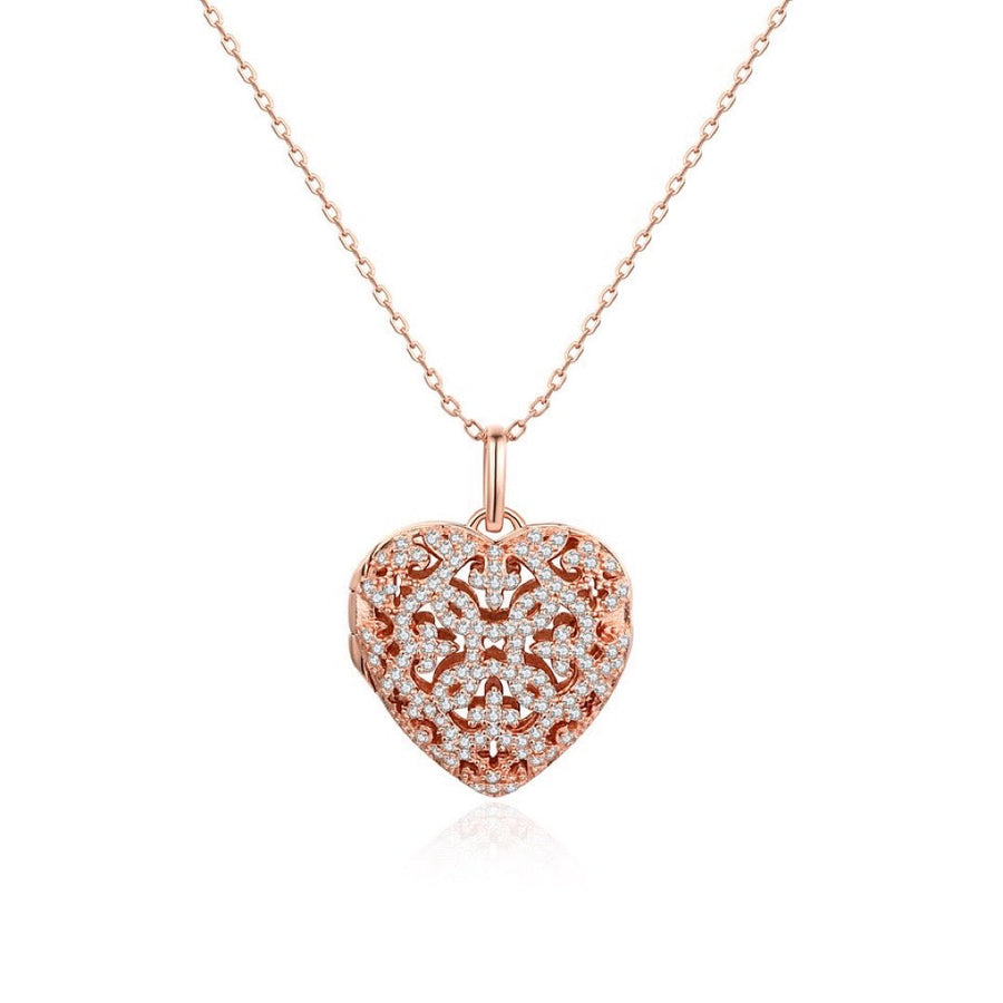Pendentif Loquet Coeur argent Amélia