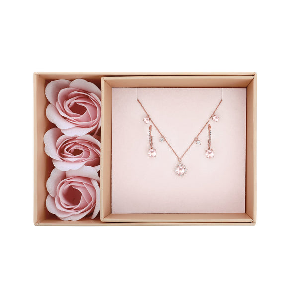 Coffret quartz rose Pinkalie — Coffret Quartz Rose Laury