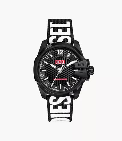 DIESEL Montre Baby Chief à énergie solaire en rPET noir