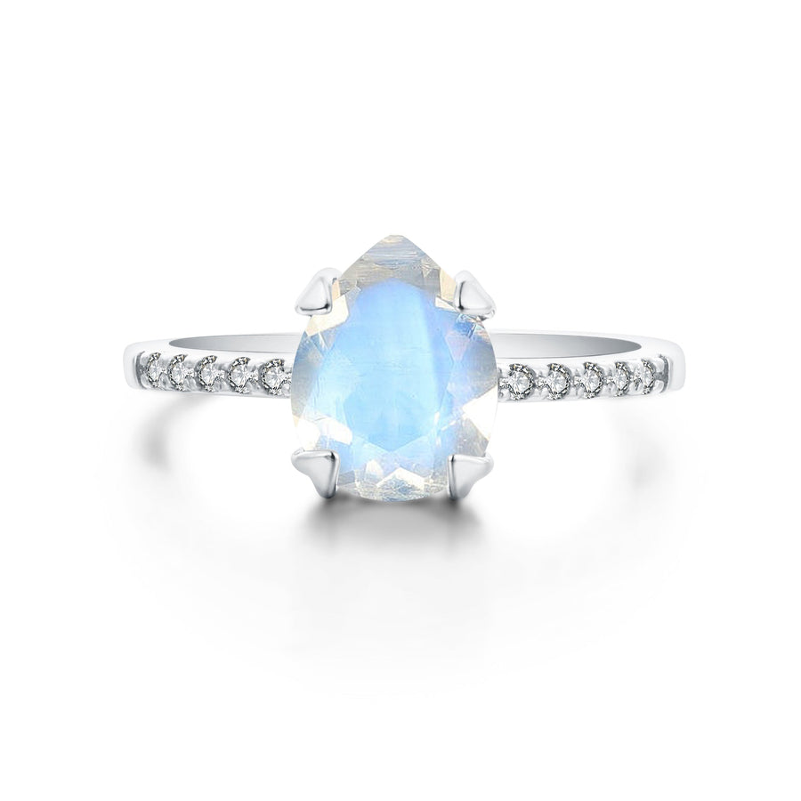 Bague Pierre de lune argent Eliana