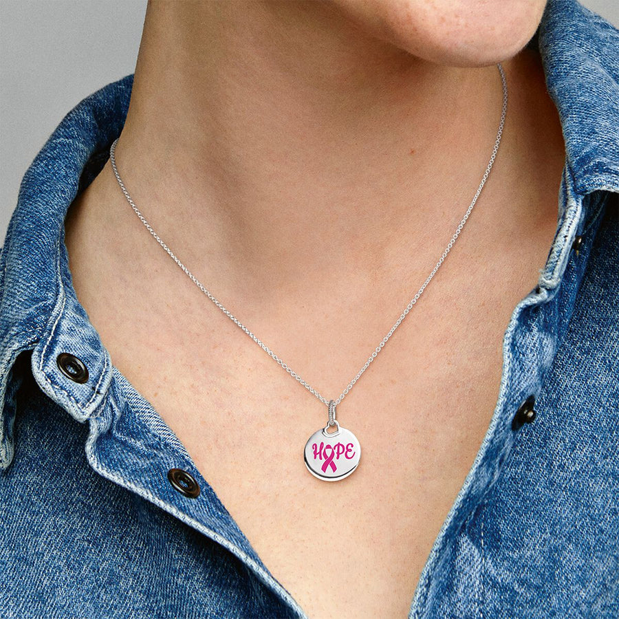 Pendentif ruban rose Hope