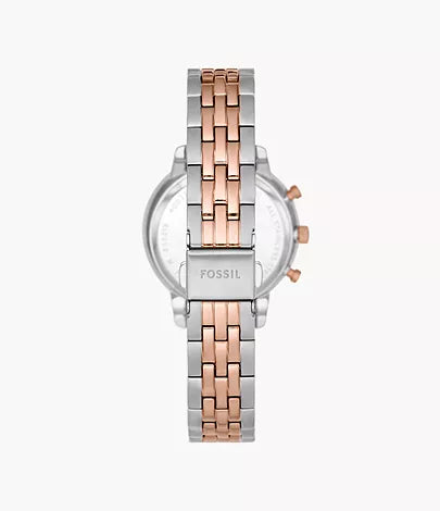FOSSIL Montre chronographe Neutra en acier inoxydable bicolore