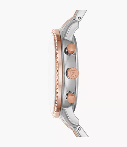 FOSSIL Montre chronographe Neutra en acier inoxydable bicolore